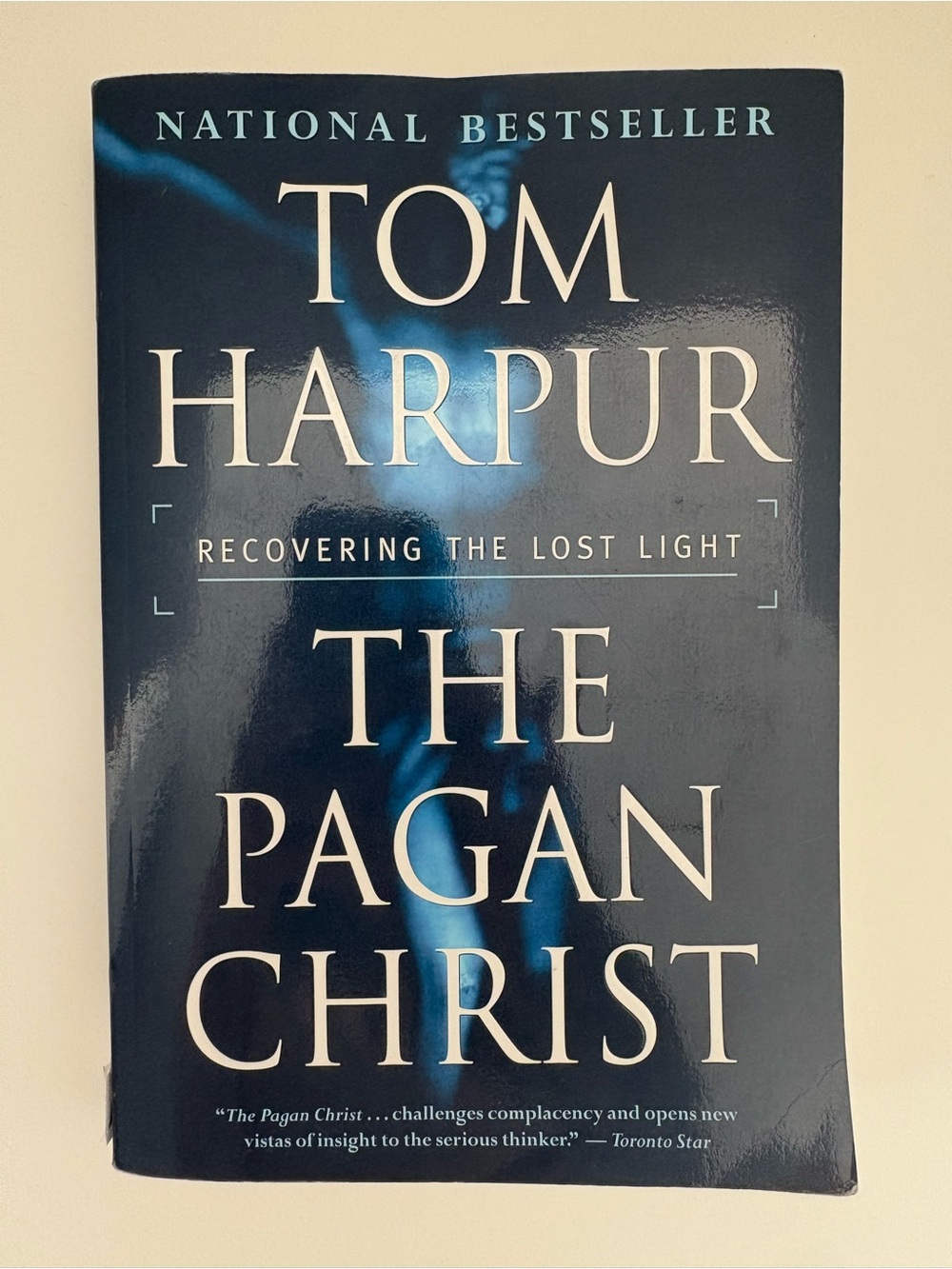 The Pagan Christ Wall Art Poster - Deep Blue